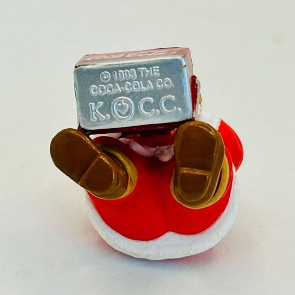 VTG 1993 Hallmark Keepsake Ornament Collector's Club Miniature COOL SANTA Coke - Picture 7 of 9